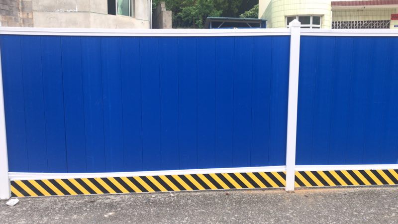 闽清黄家湖工地围挡施工